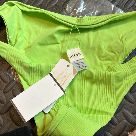 L*SPACE Camacho Bikini Bottom Color Cucumber Size XL - Picture 13 of 14